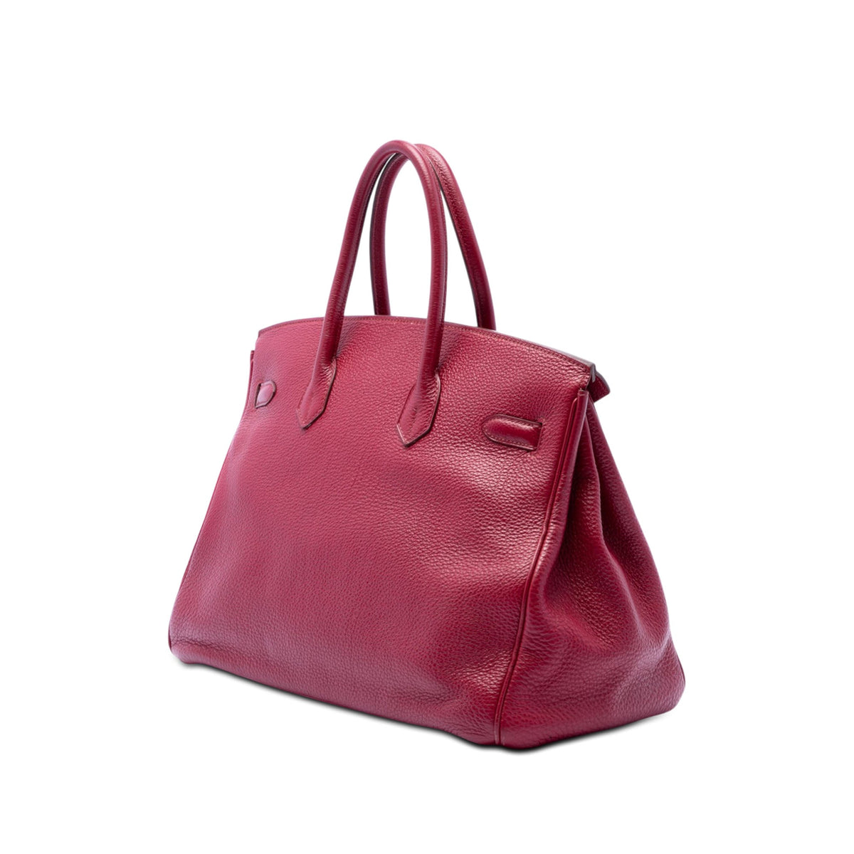 Birkin Handbag Red Togo with Palladium Hardware 35