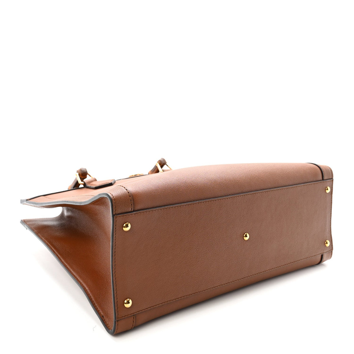 Wonka Grain Calfskin Medium Diana Tote Bag Cuir