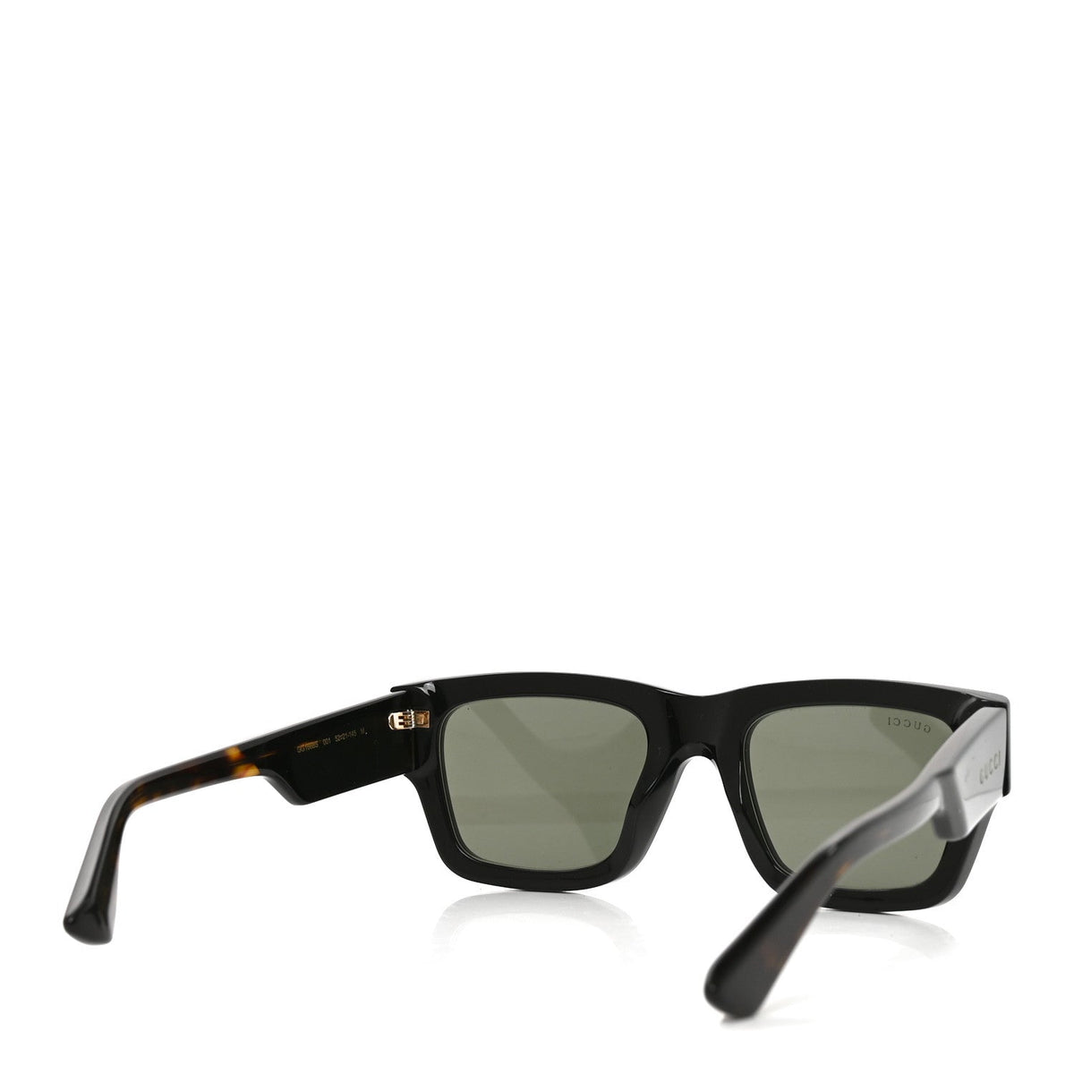 Acetate Square Frame Sunglasses GG1668S Black Tortoise