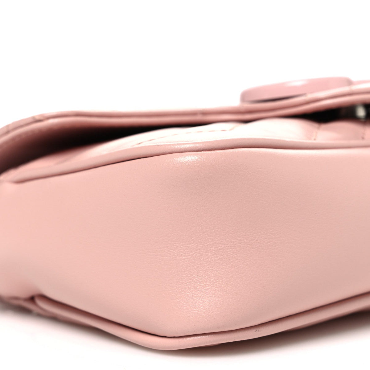 Calfskin Matelasse Monochrome GG Marmont Chain Belt Bag Perfect Pink