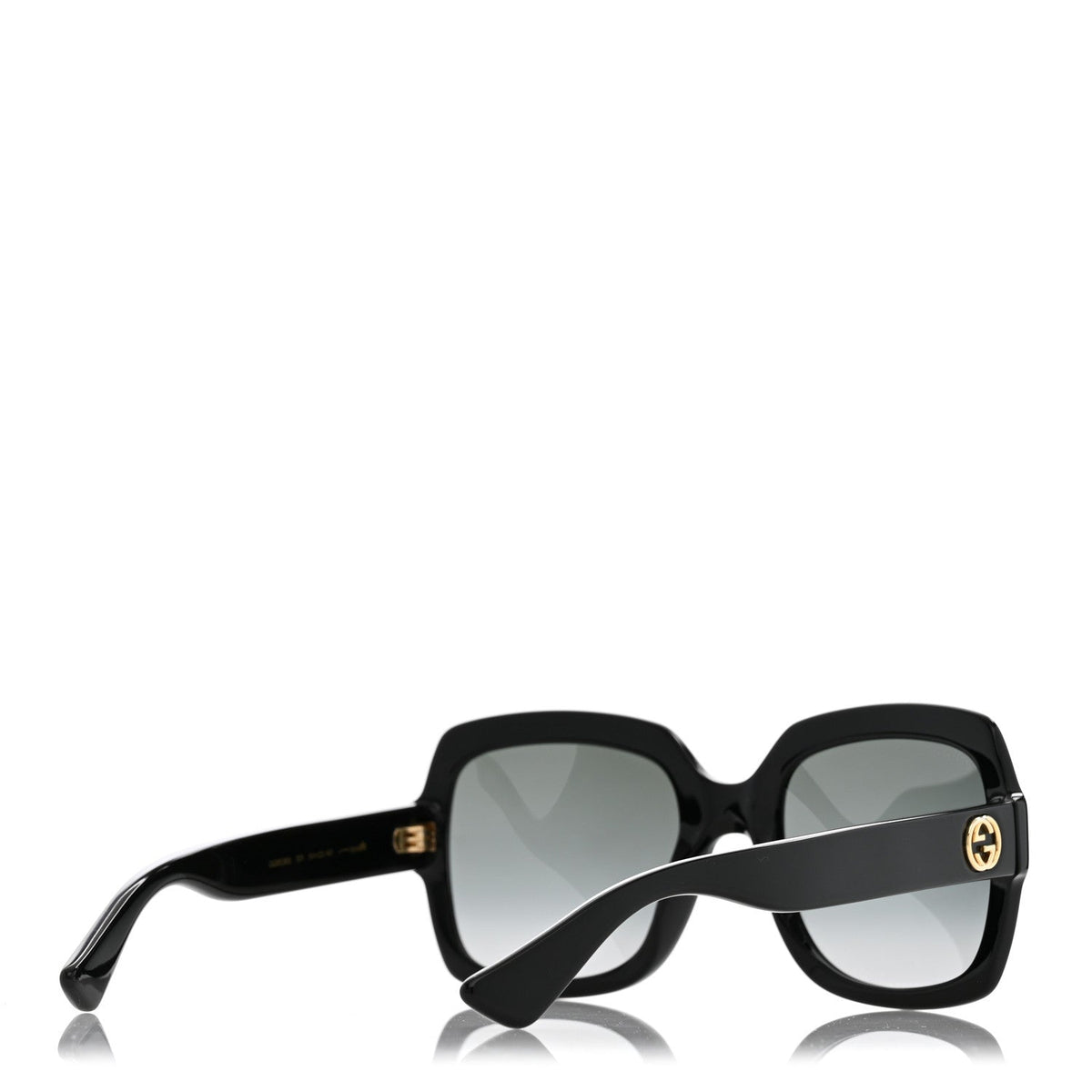 Acetate Square Frame Sunglasses GG0036S Black