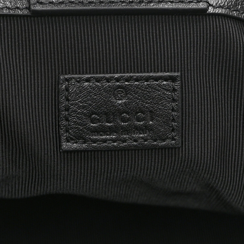Soft Calfskin Matelasse Medium GG Marmont Tote Bag Black
