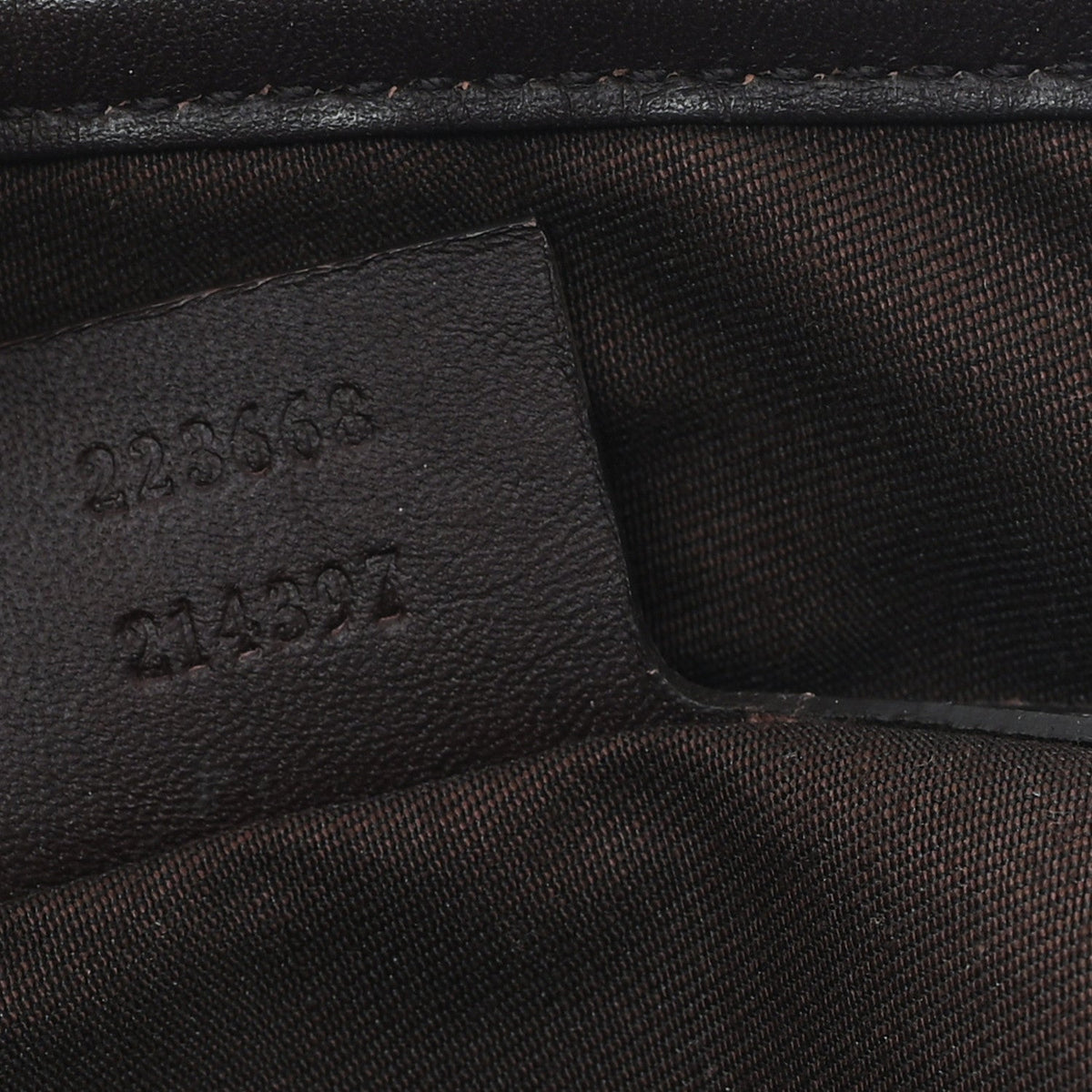 GG Plus Monogram Joy Vertical Tote Dark Brown