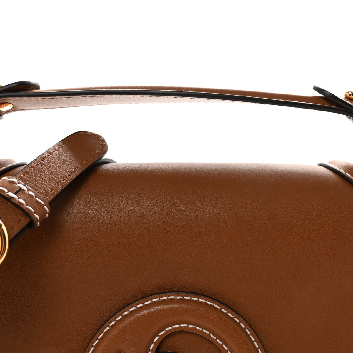 Calfskin Large Blondie Top Handle Flap Bag Sundial