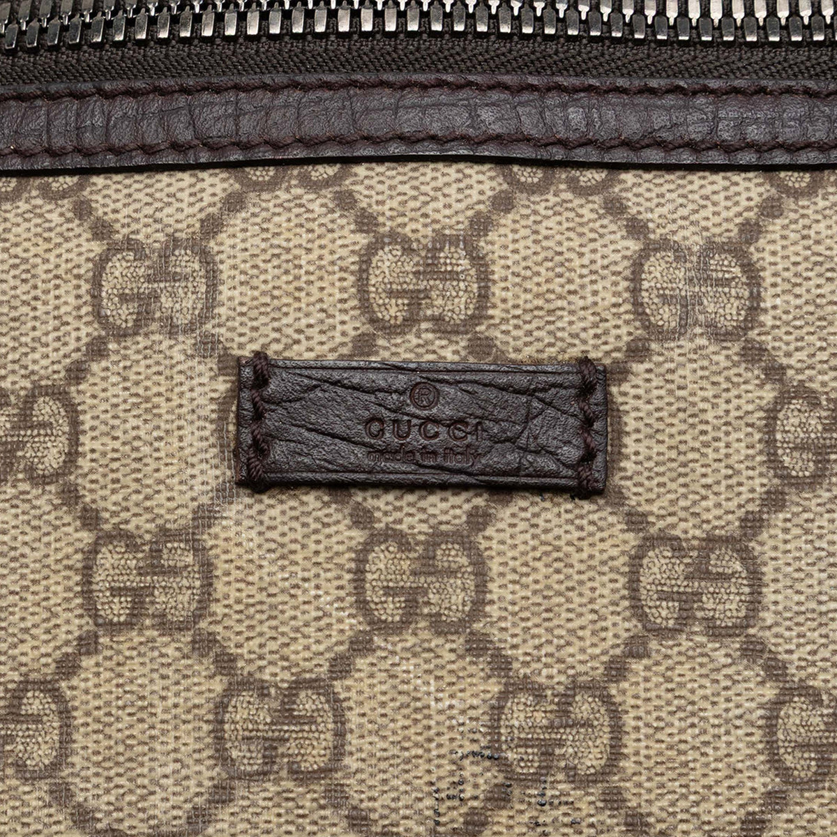 Double Buckle Messenger Bag GG Coated Canvas Large