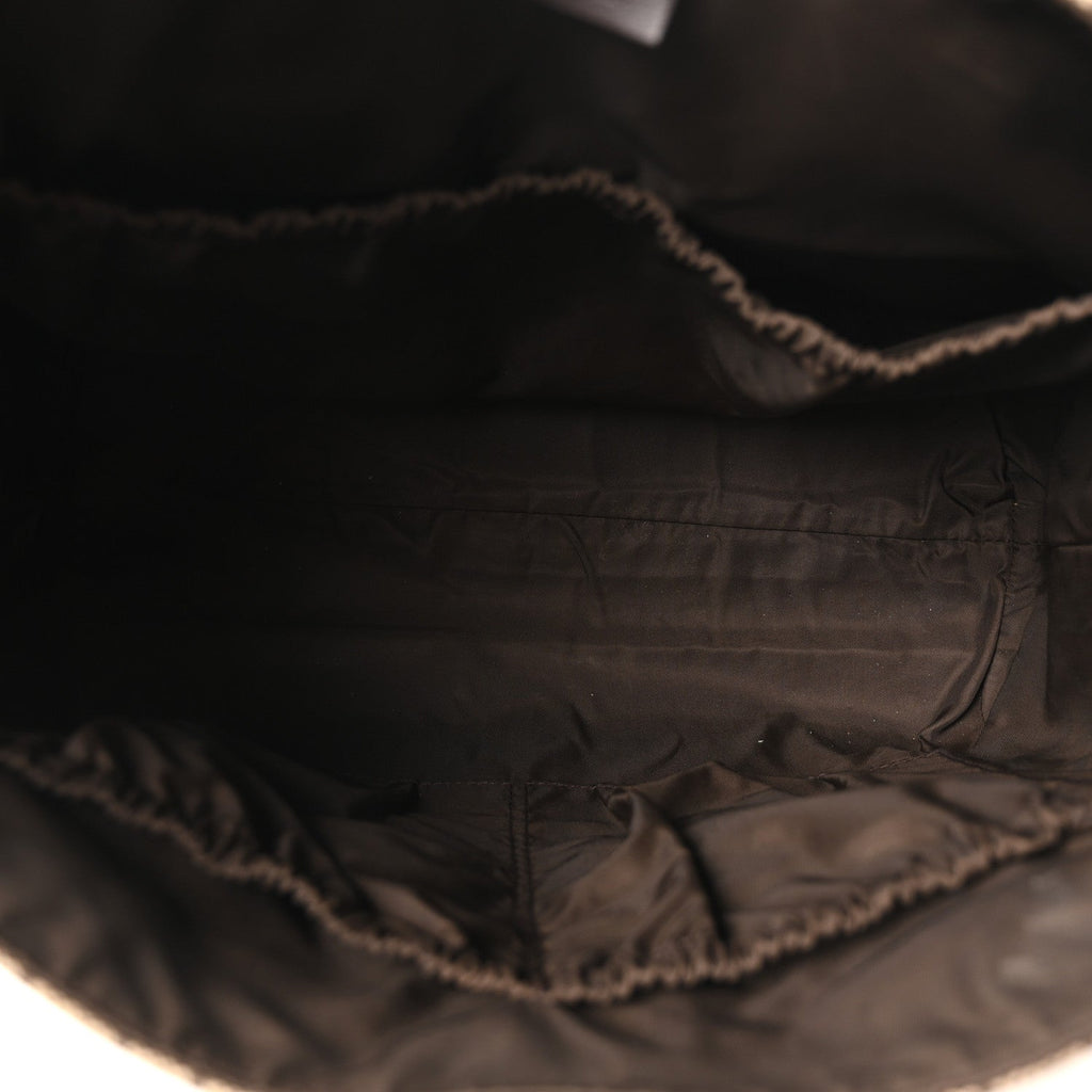 GG Plus Monogram Messenger Diaper Bag Dark Brown