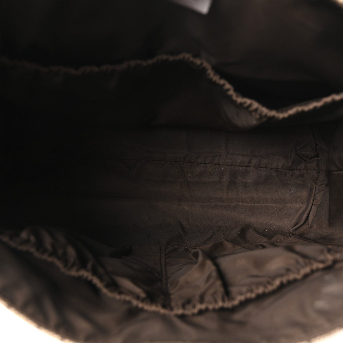 GG Plus Monogram Messenger Diaper Bag Dark Brown