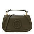 Roxy Calfskin Medium Blondie Top Handle Bag Luscious Green