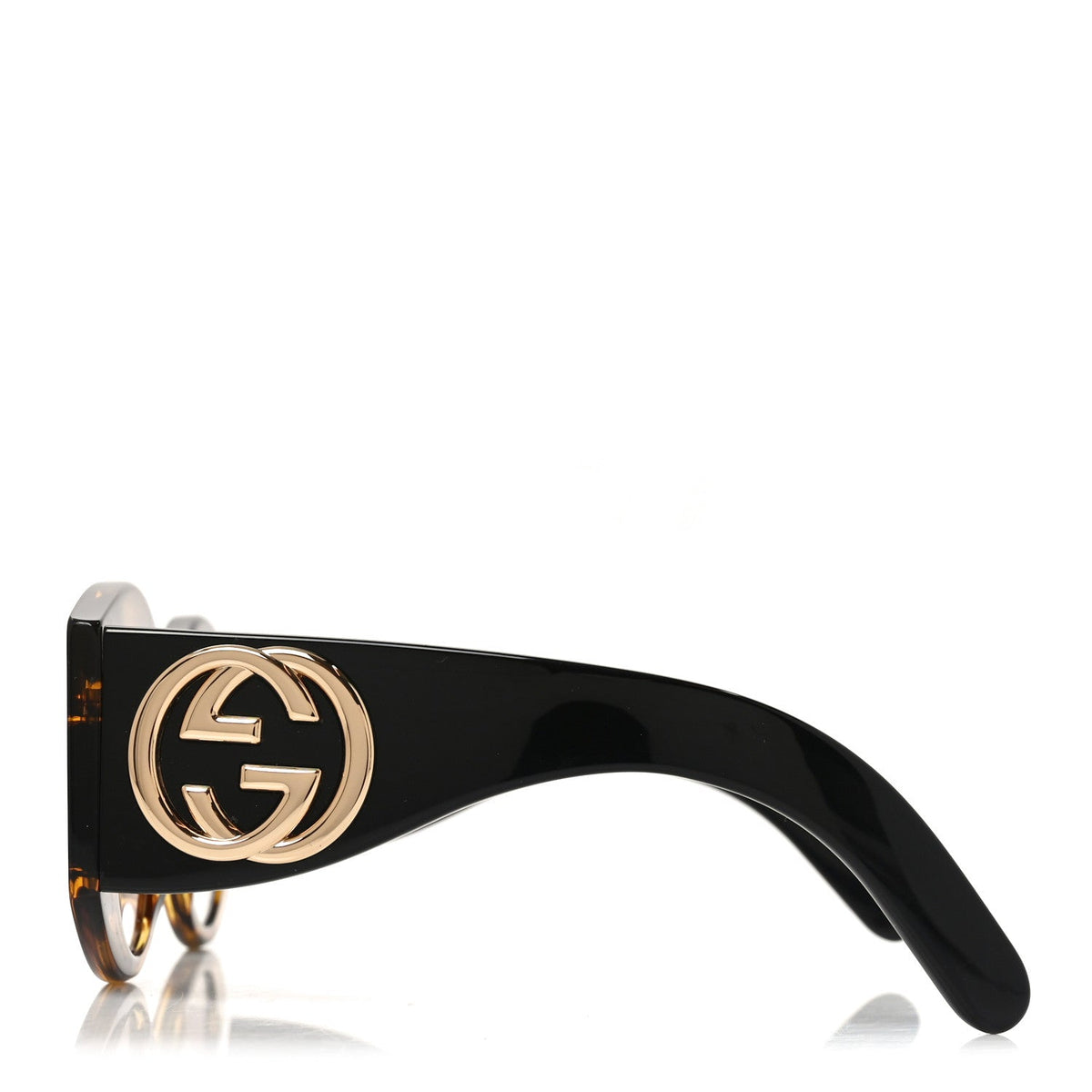 Acetate Round Frame Sunglasses GG0177S Brown