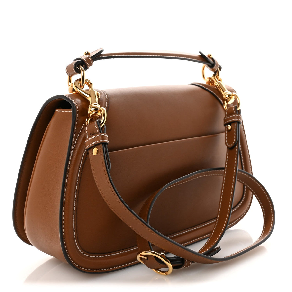 Calfskin Large Blondie Top Handle Flap Bag Sundial