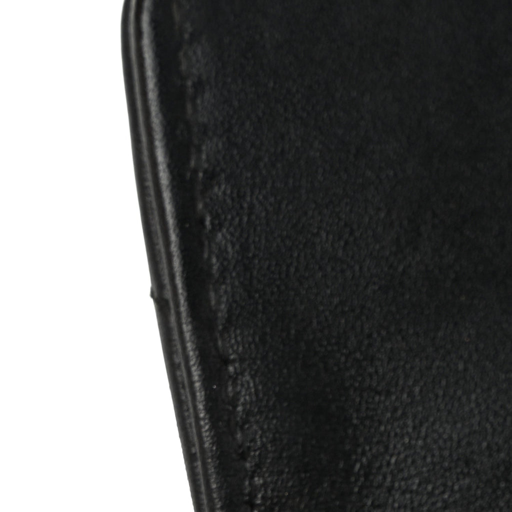Calfskin Matelasse GG Marmont Chain Wallet Black