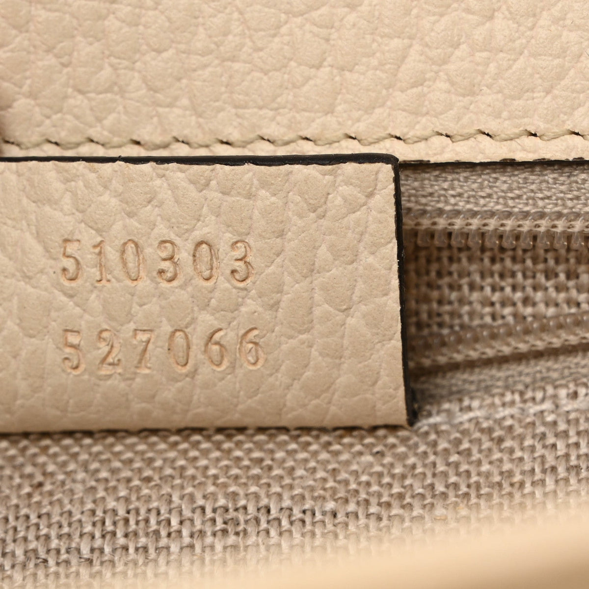 Dollar Calfskin Interlocking G Shoulder Bag Ivoire