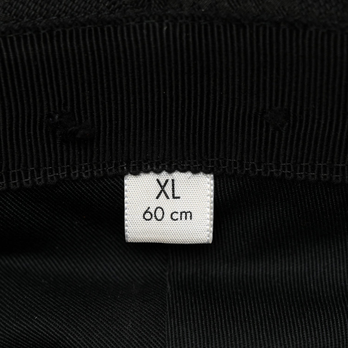 Monogram Textured Dollar Calfskin GG Jago Bucket Hat XL Black