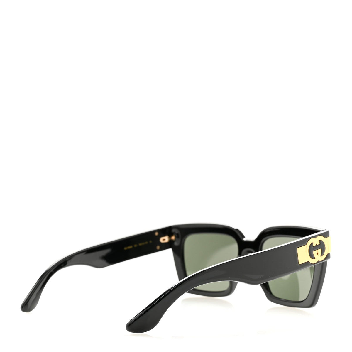 Acetate Square Frame Sunglasses GG1689S Black