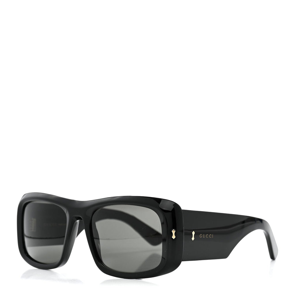 Acetate Square Frame Sunglasses GG1080S Black