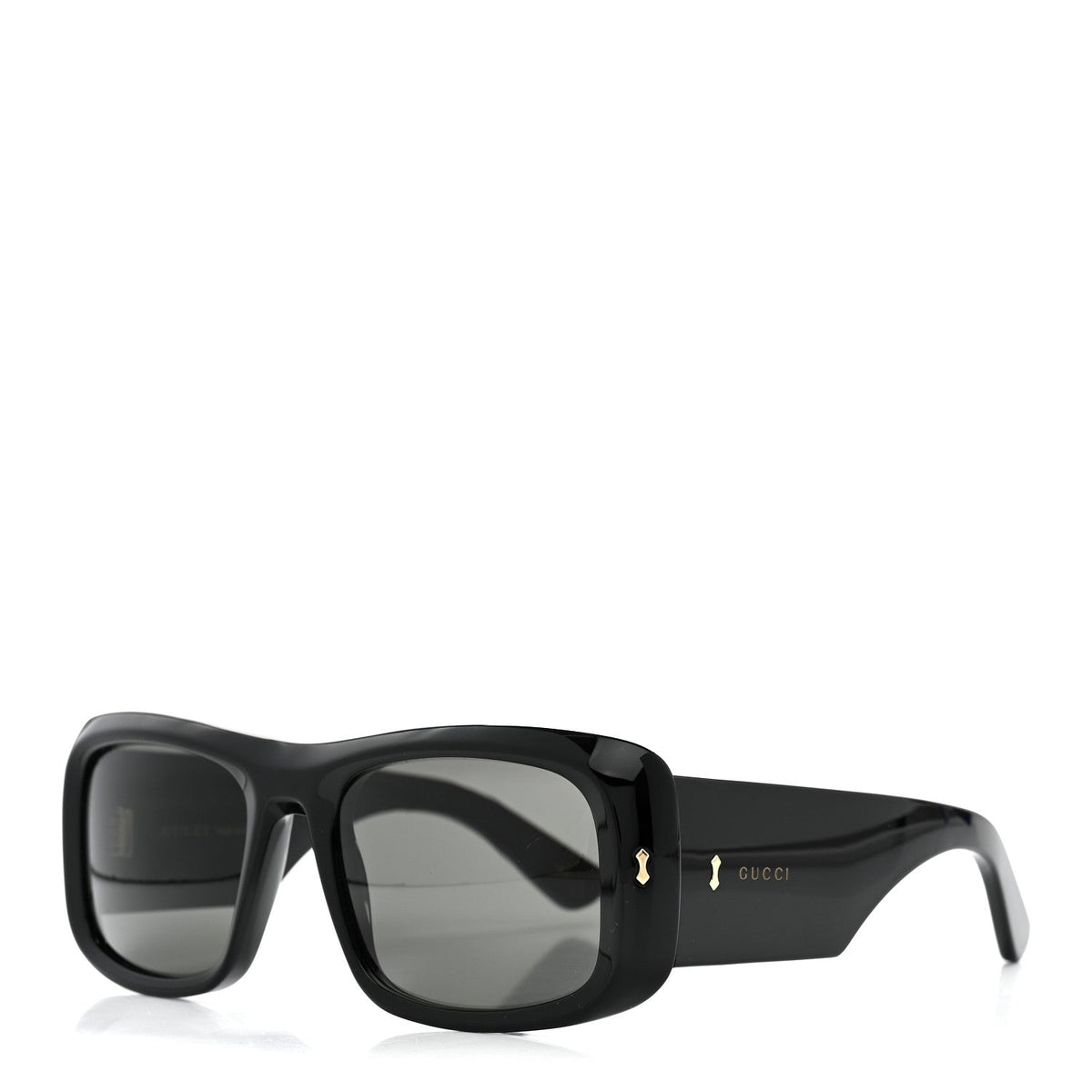 Acetate Square Frame Sunglasses GG1080S Black