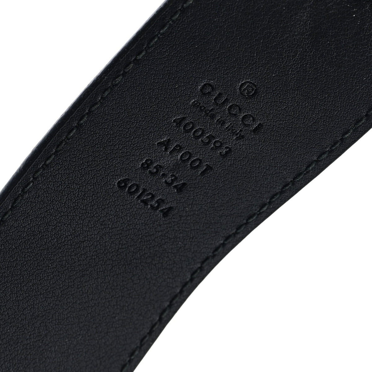 Calfskin Double G 40mm Belt 85 34 Black