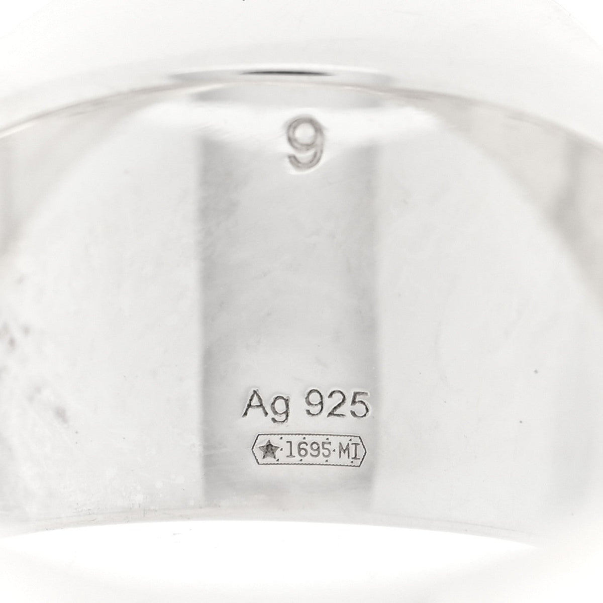 Sterling Silver Trademark Signet Ring 49 4.75