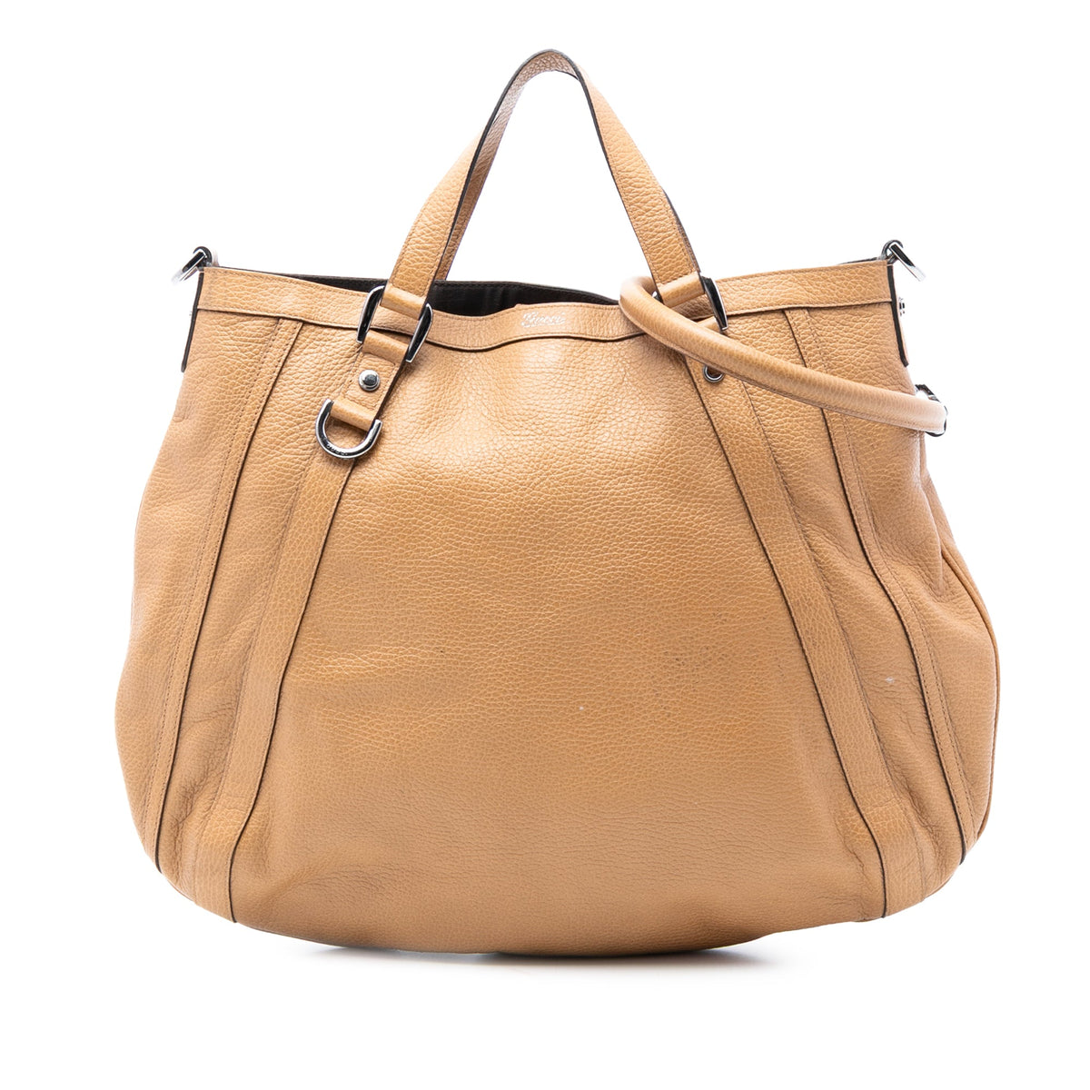 Abbey D-Ring Tote Leather Large
