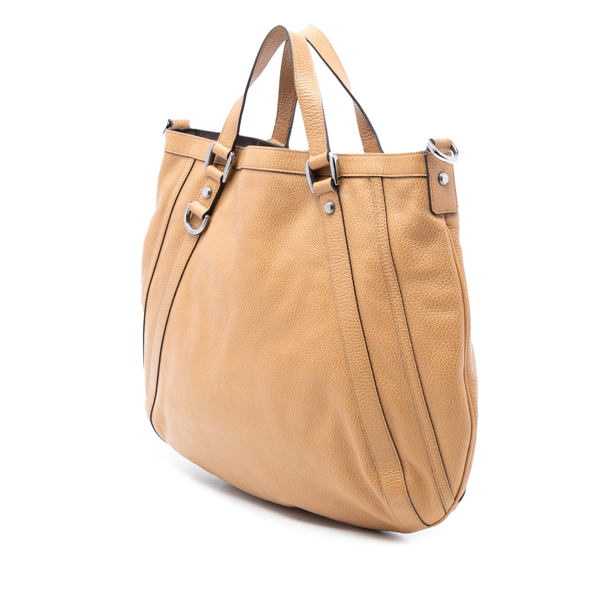 Abbey D-Ring Tote Leather Large