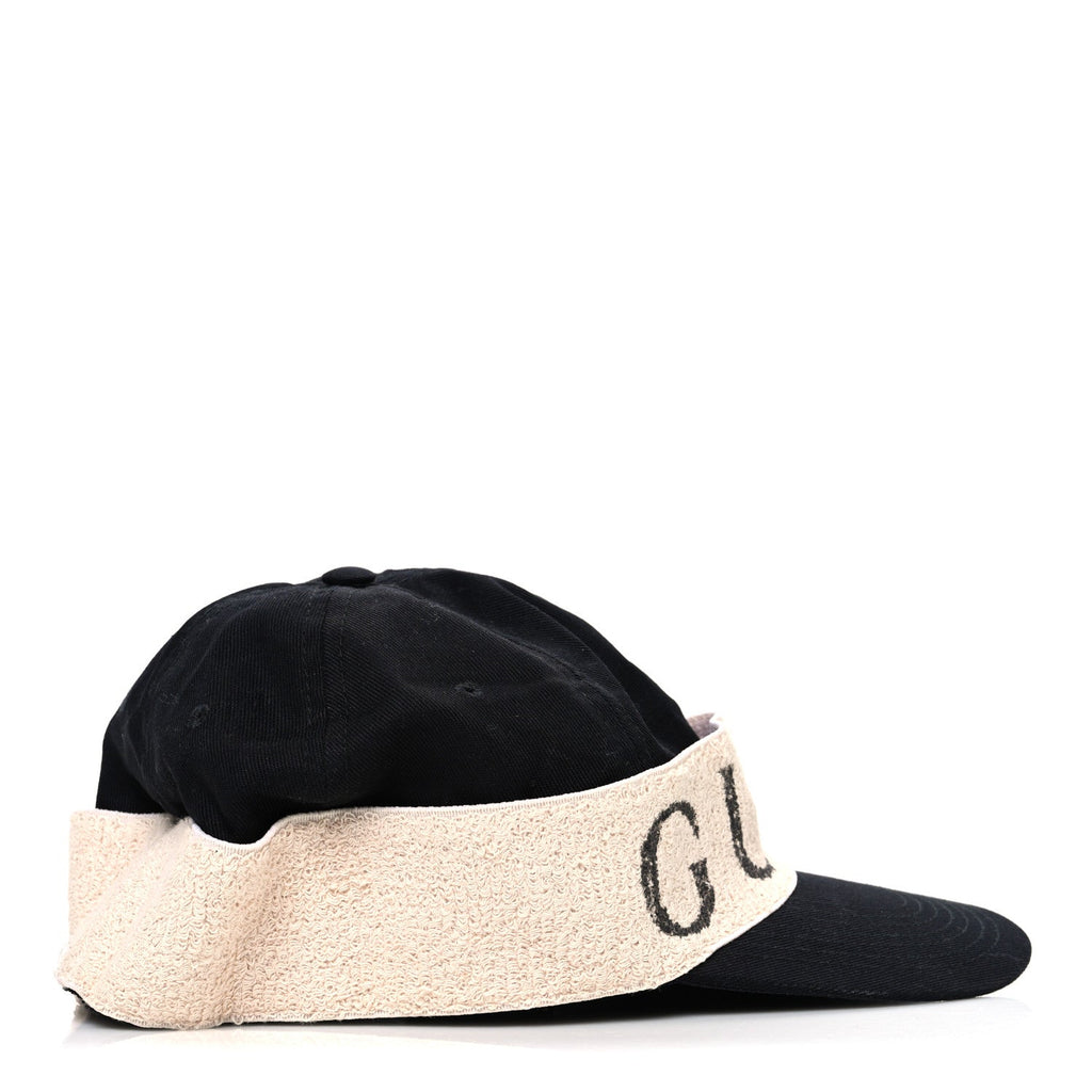 Gabardine Gucci Headband Baseball Hat L Black