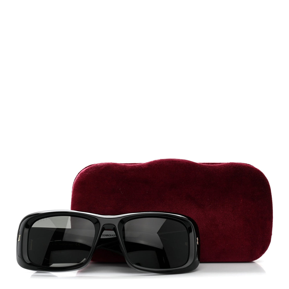 Acetate Square Frame Sunglasses GG1080S Black