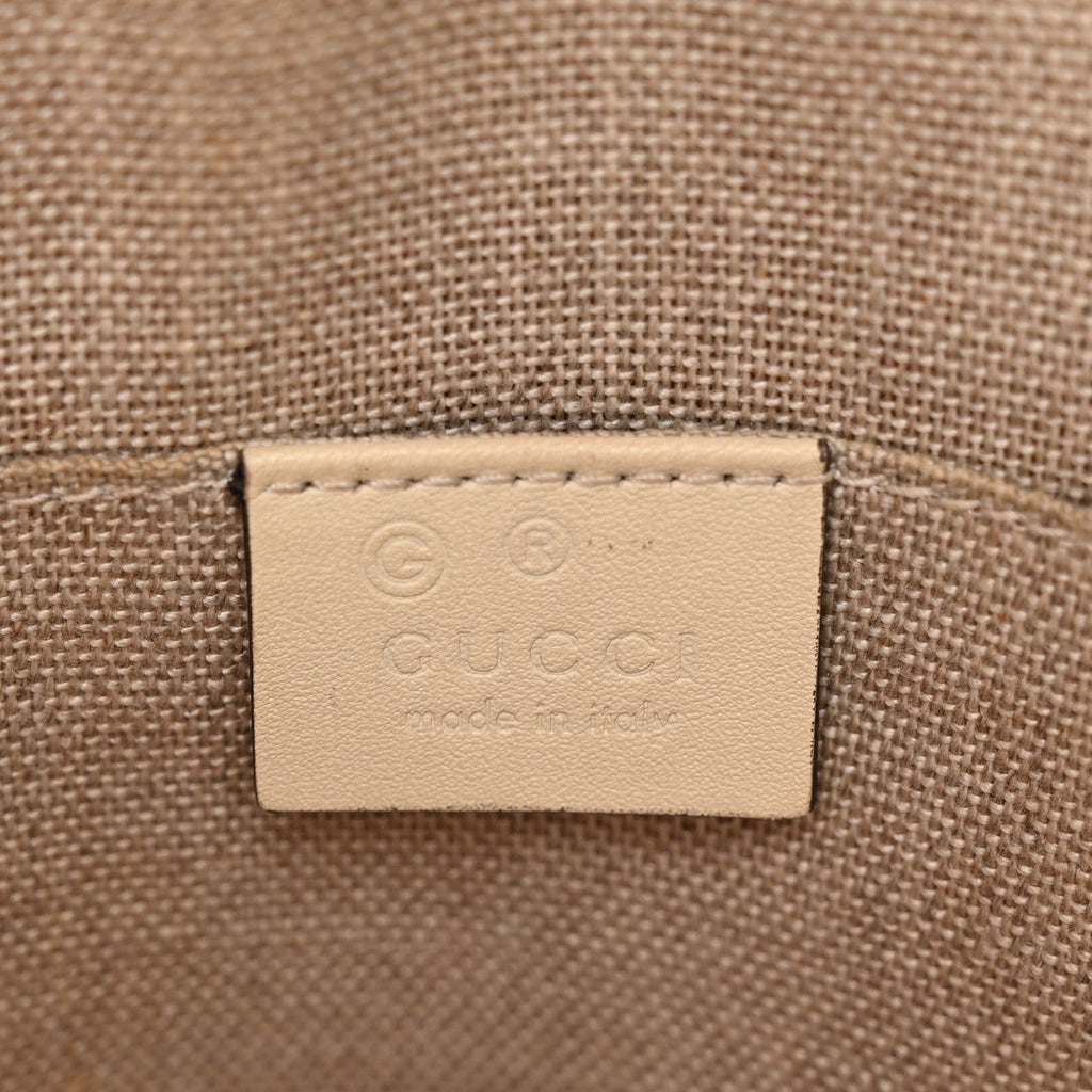 Soft Microguccissima Mini Dome Bag Ivoire