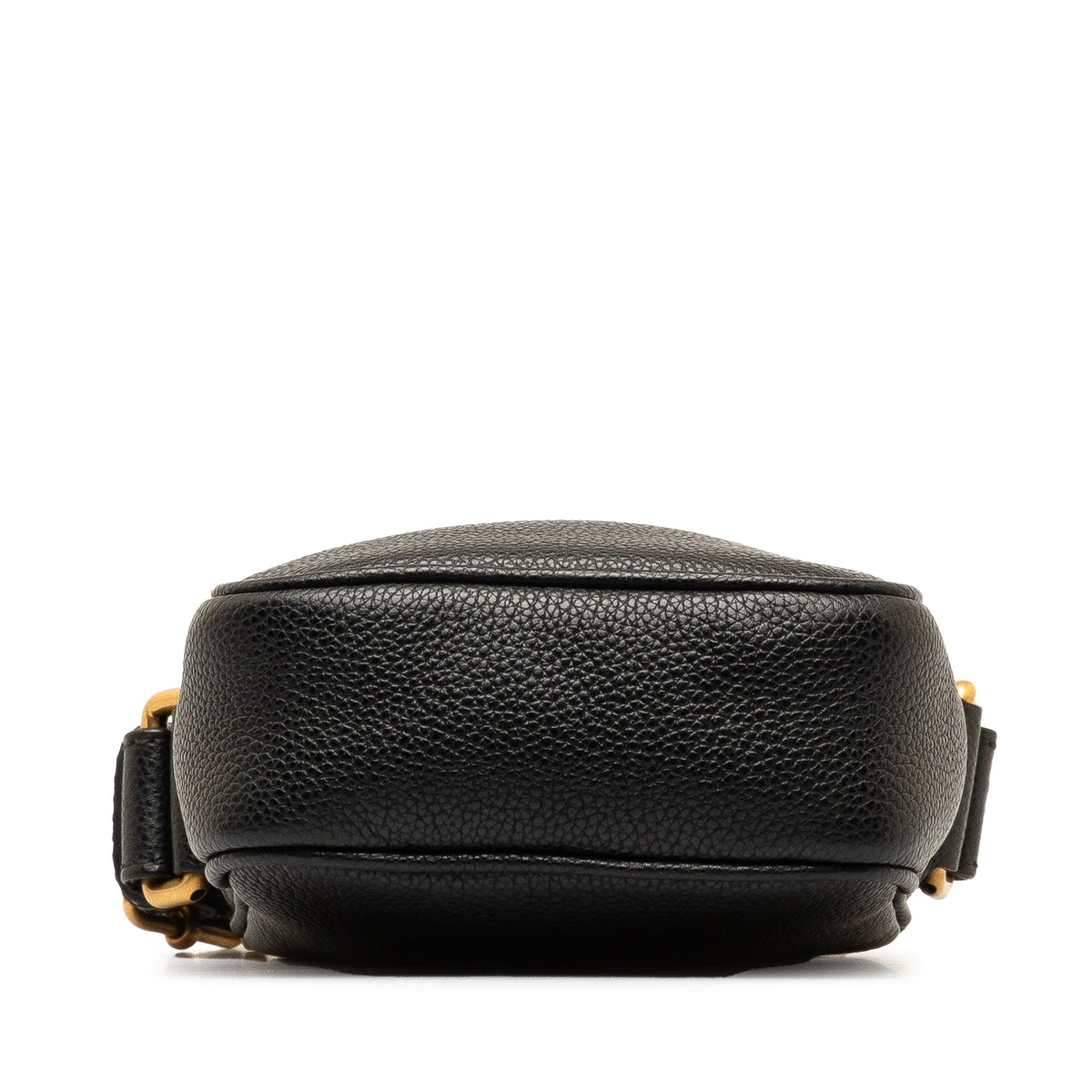Logo Zip Messenger Bag Printed Leather Mini