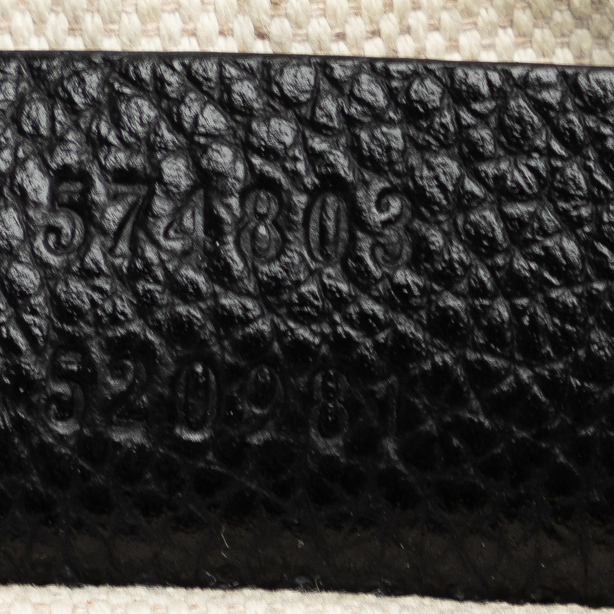 Logo Zip Messenger Bag Printed Leather Mini