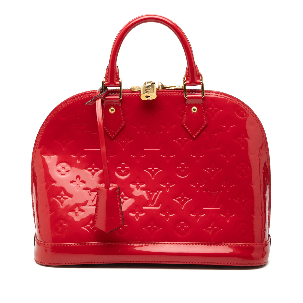 Alma Handbag Monogram Vernis PM