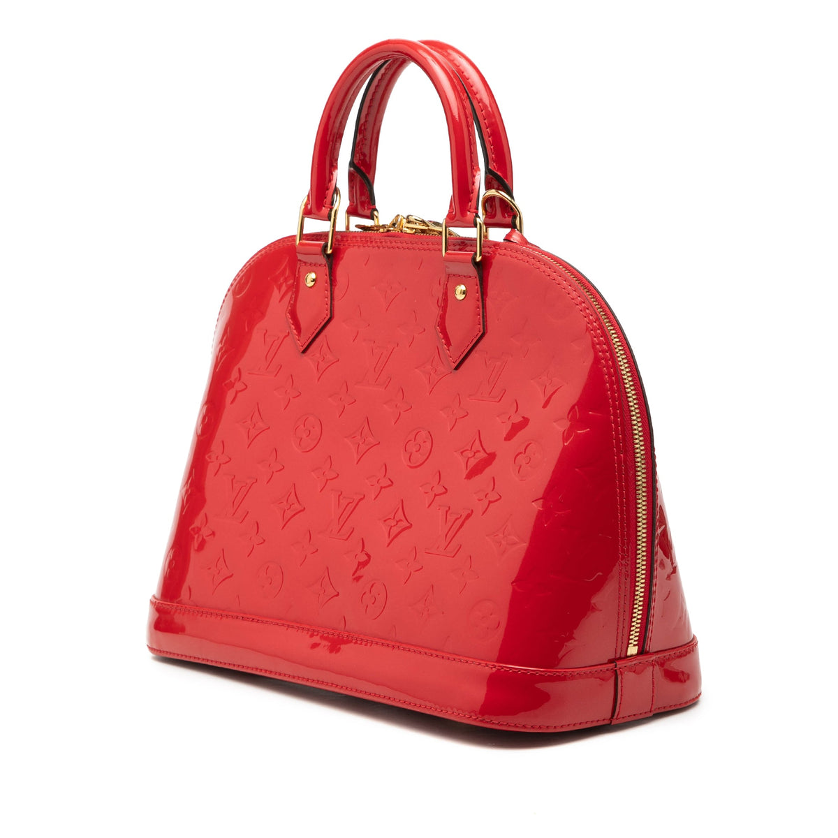 Alma Handbag Monogram Vernis PM