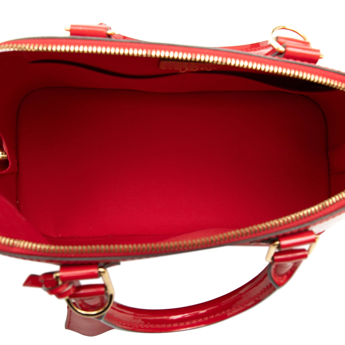 Alma Handbag Monogram Vernis PM
