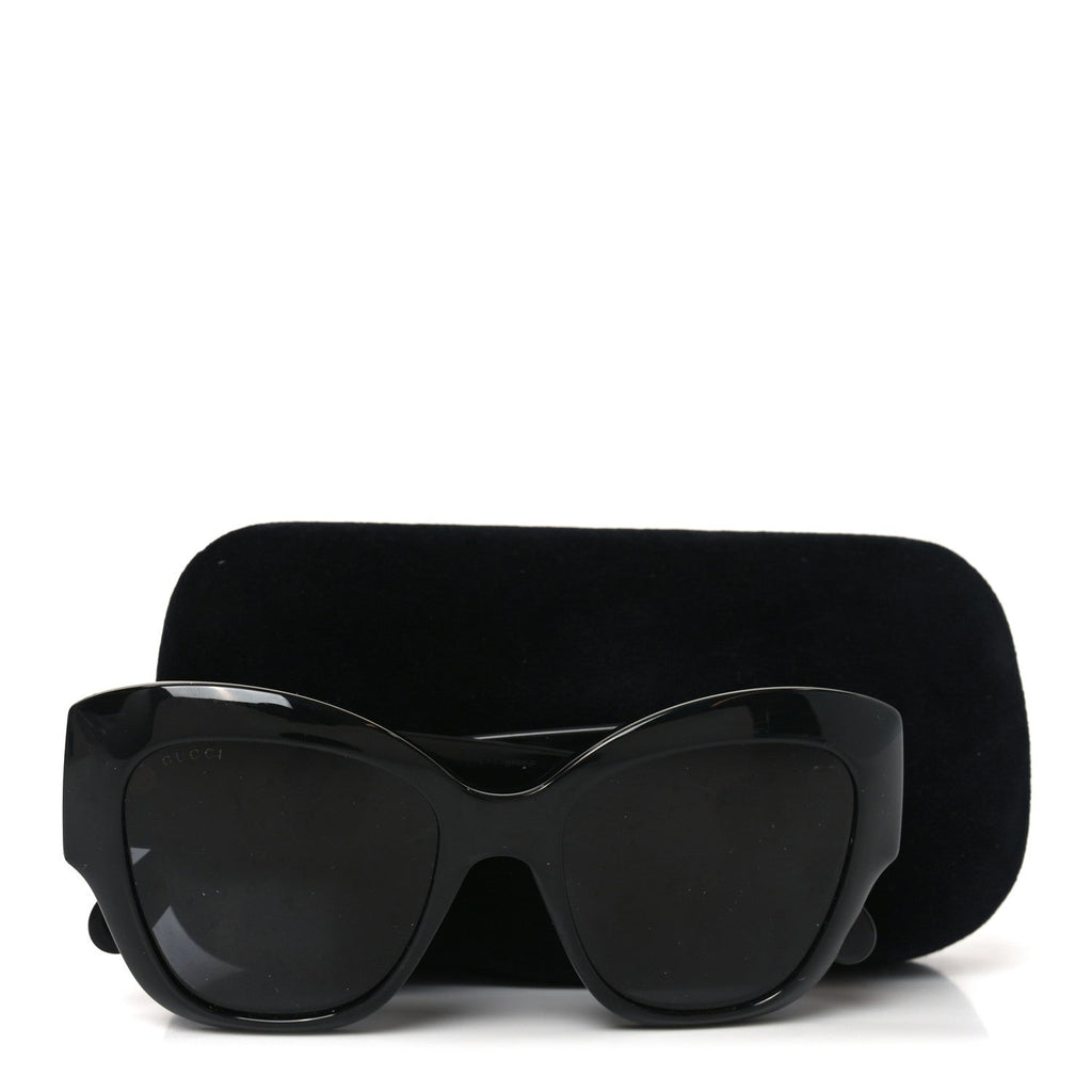 Acetate GG Butterfly Sunglasses GG0808S Black