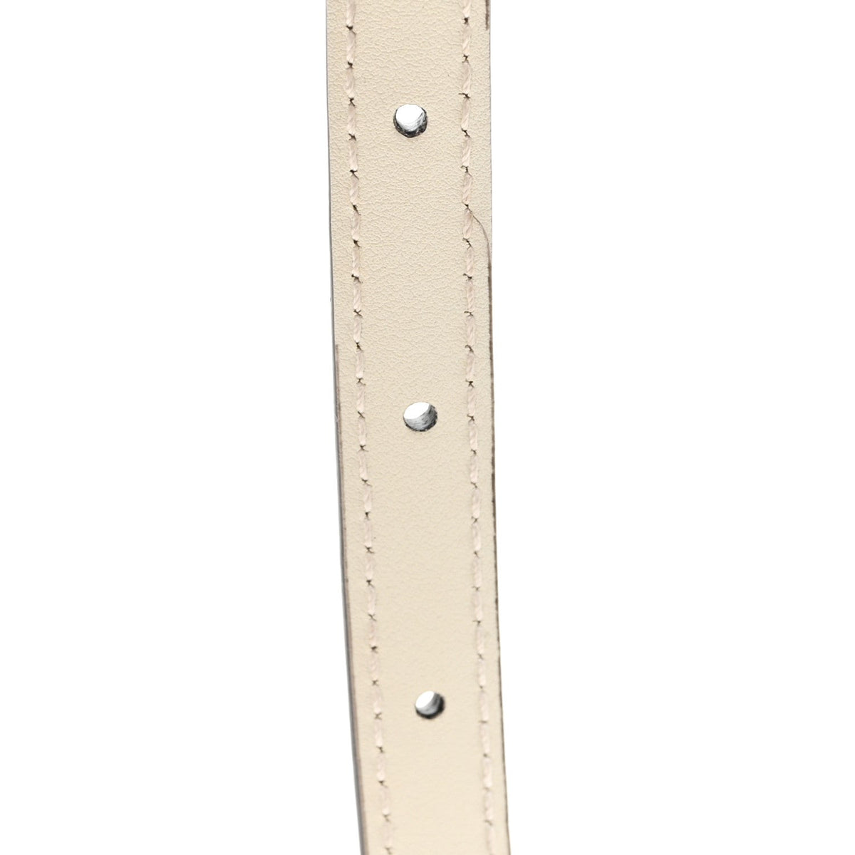 Patent Double G Thin Belt 75 30 Mystic White