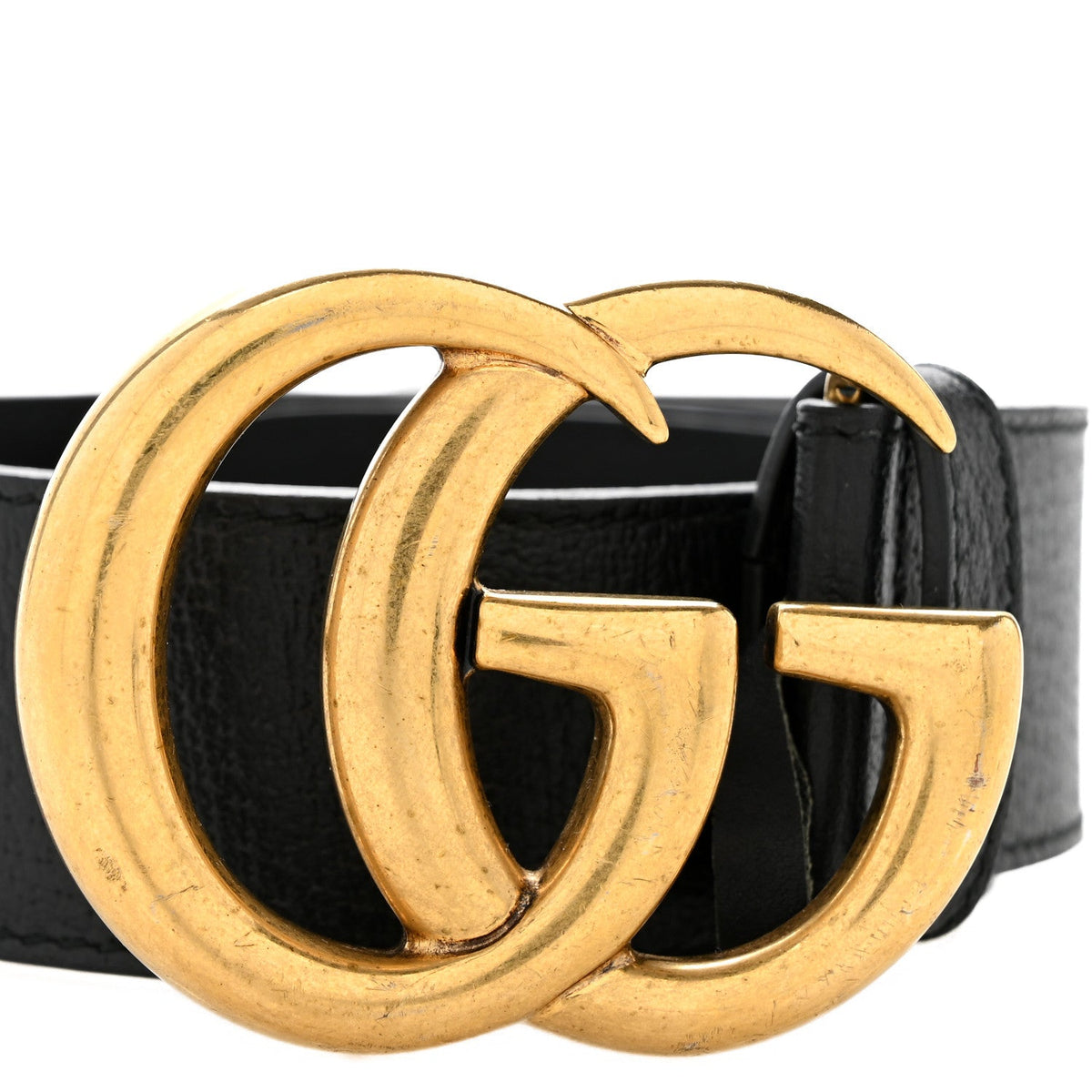 Textured Calfskin Double G 40mm Belt 75 30 Black