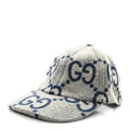 Wool Monogram Jumbo GG Antonio Baseball Hat M Grey