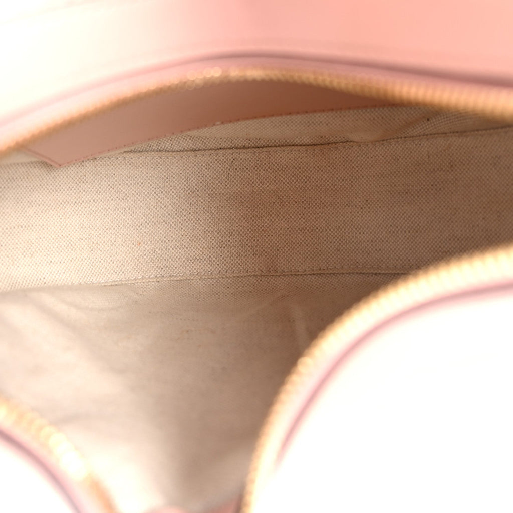 Calfskin GG Matelasse Small Hobo Shoulder Bag Perfect Pink Natural