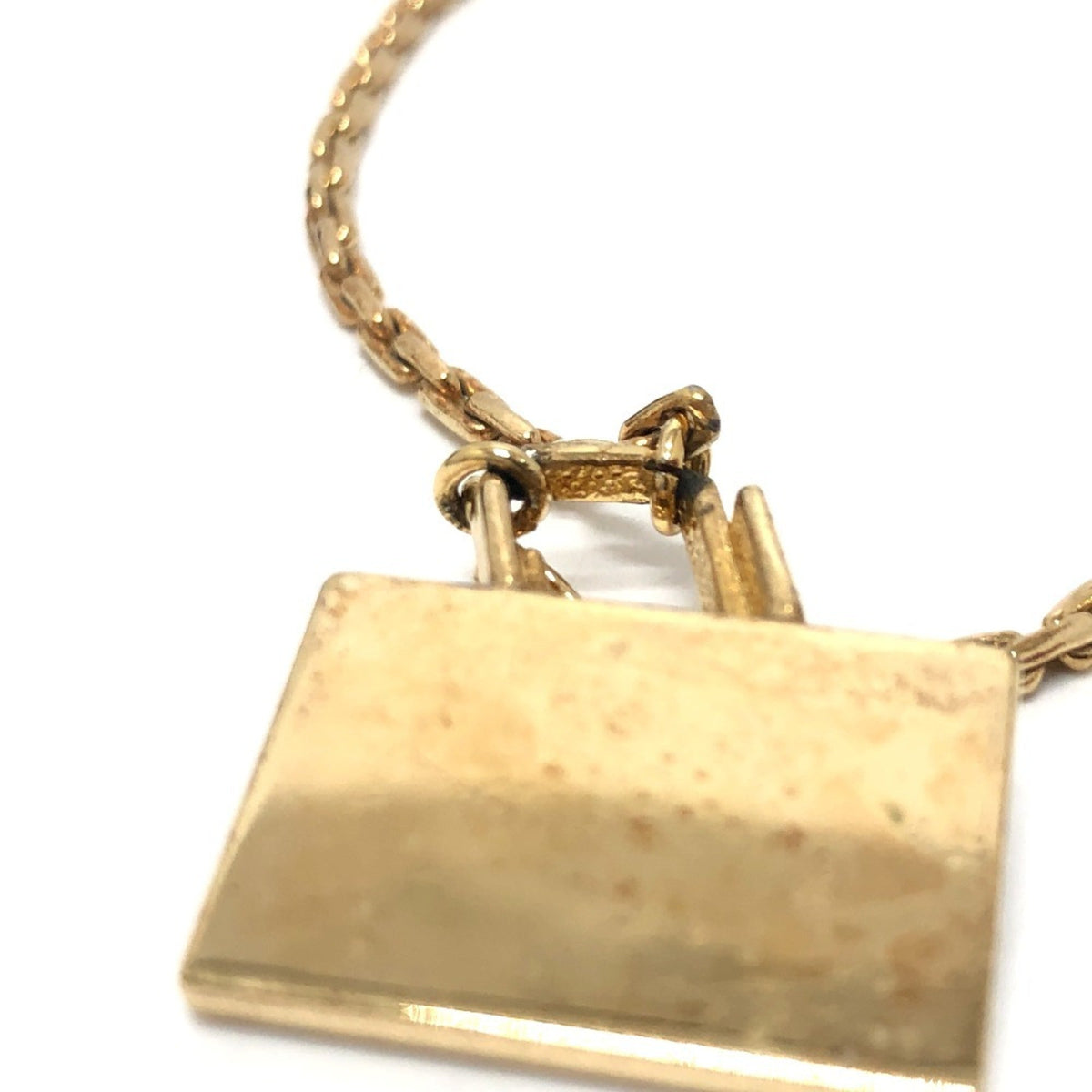 Bag Motif Pendant Necklace Gold