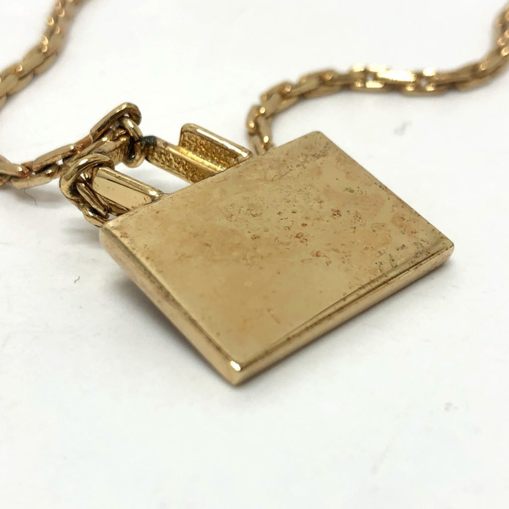 Bag Motif Pendant Necklace Gold