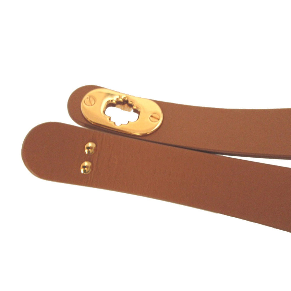 30 Montaigne Bracelet Leather Brown Small