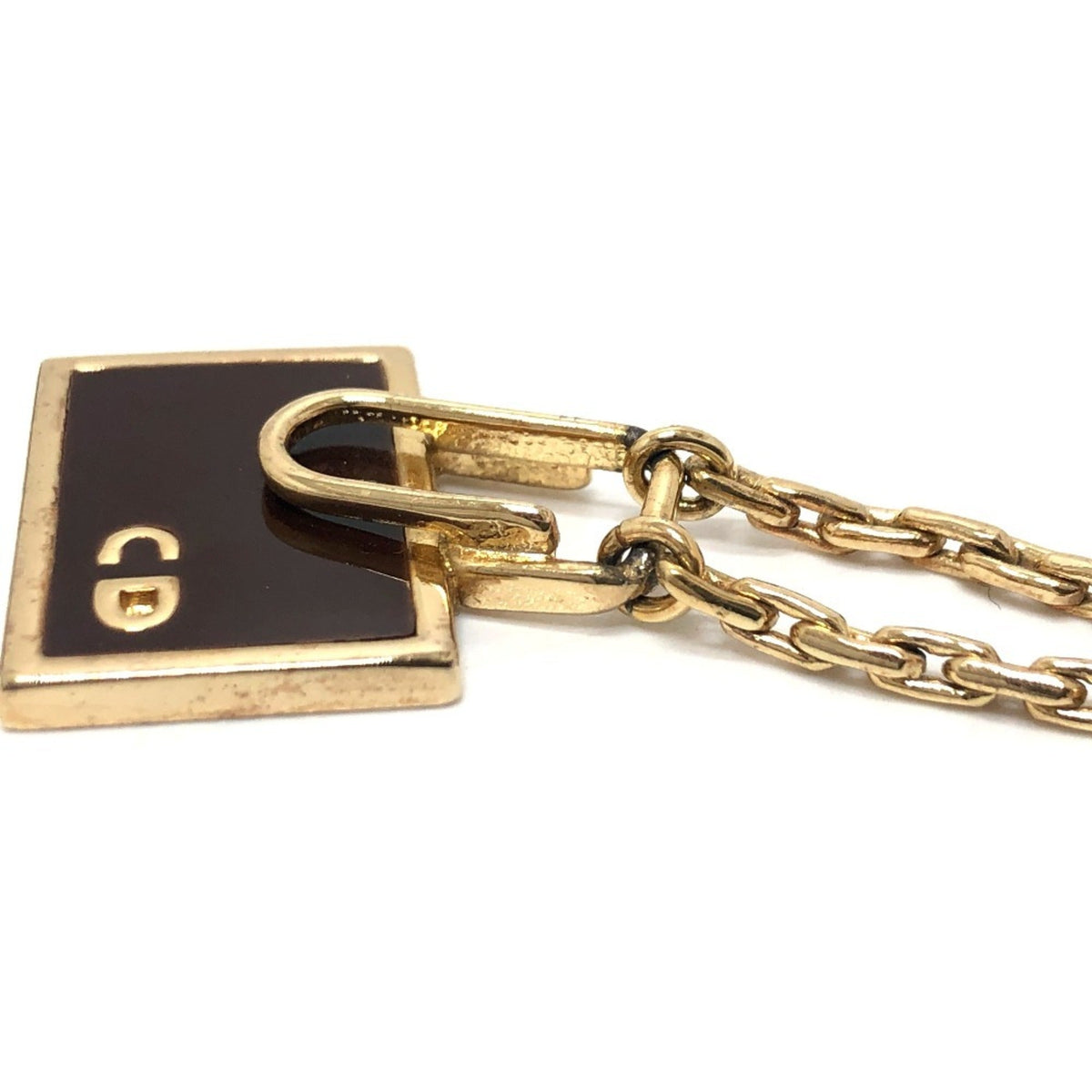 Bag Motif Pendant Necklace Gold