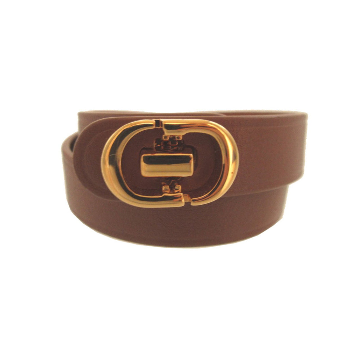 30 Montaigne Bracelet Leather Brown Small