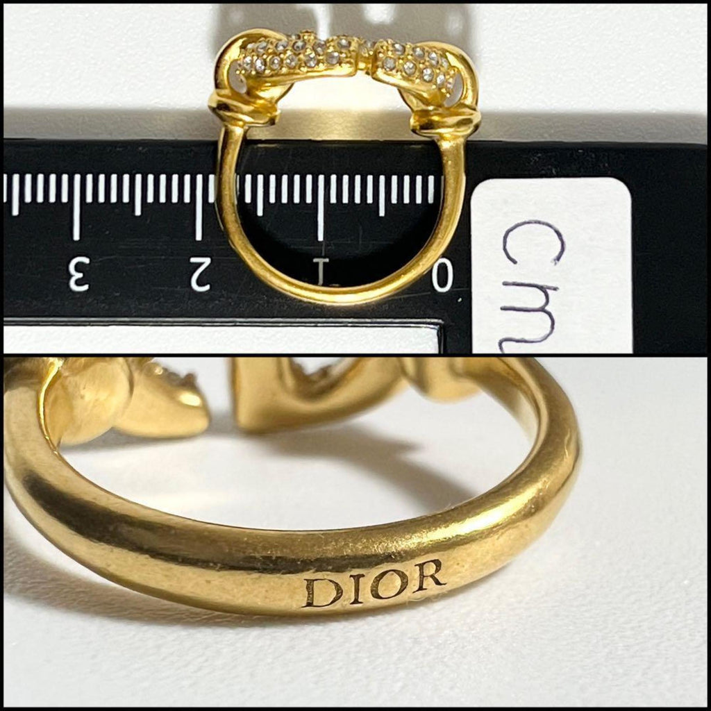 Band Ring Metal and Rhinestone
