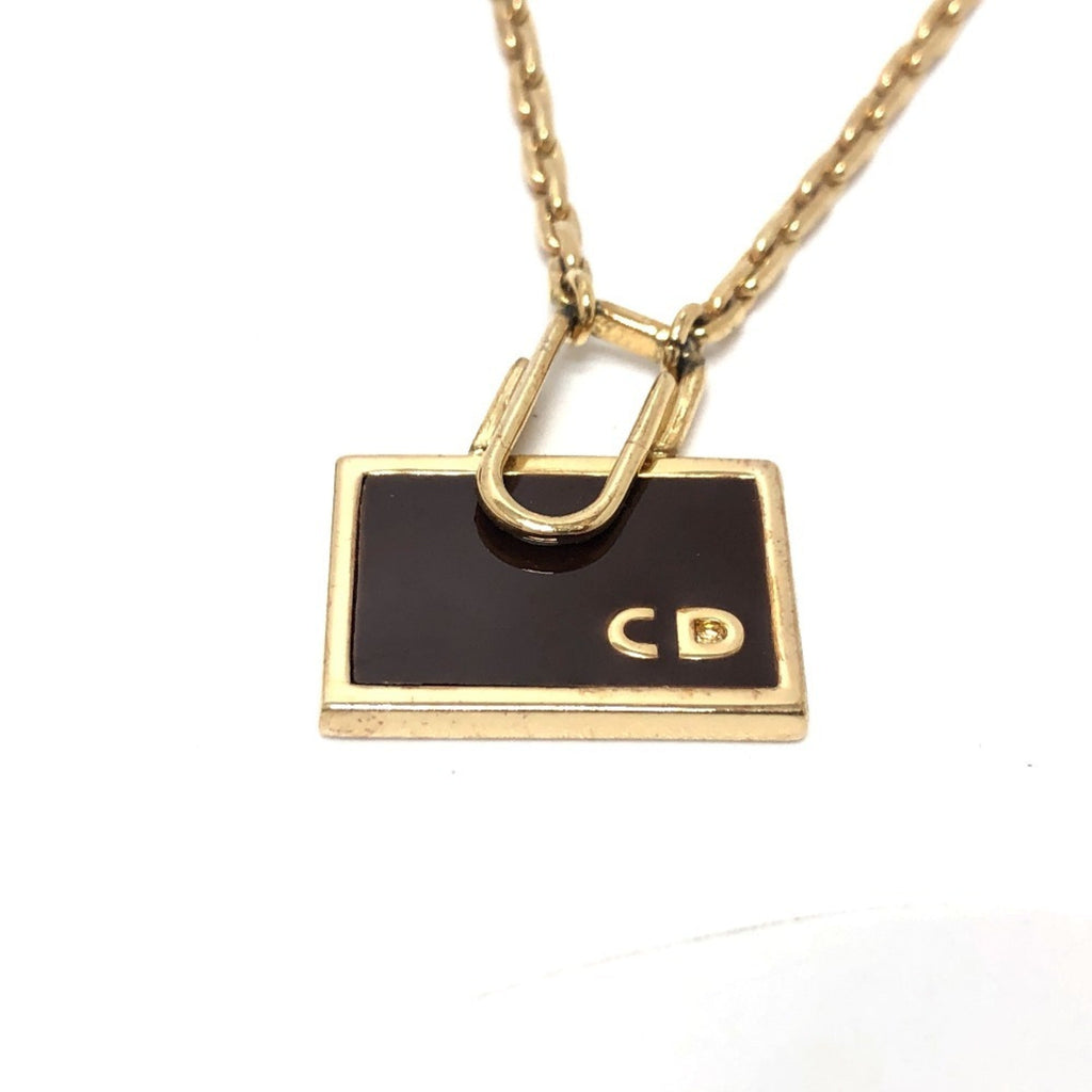 Bag Motif Pendant Necklace Gold