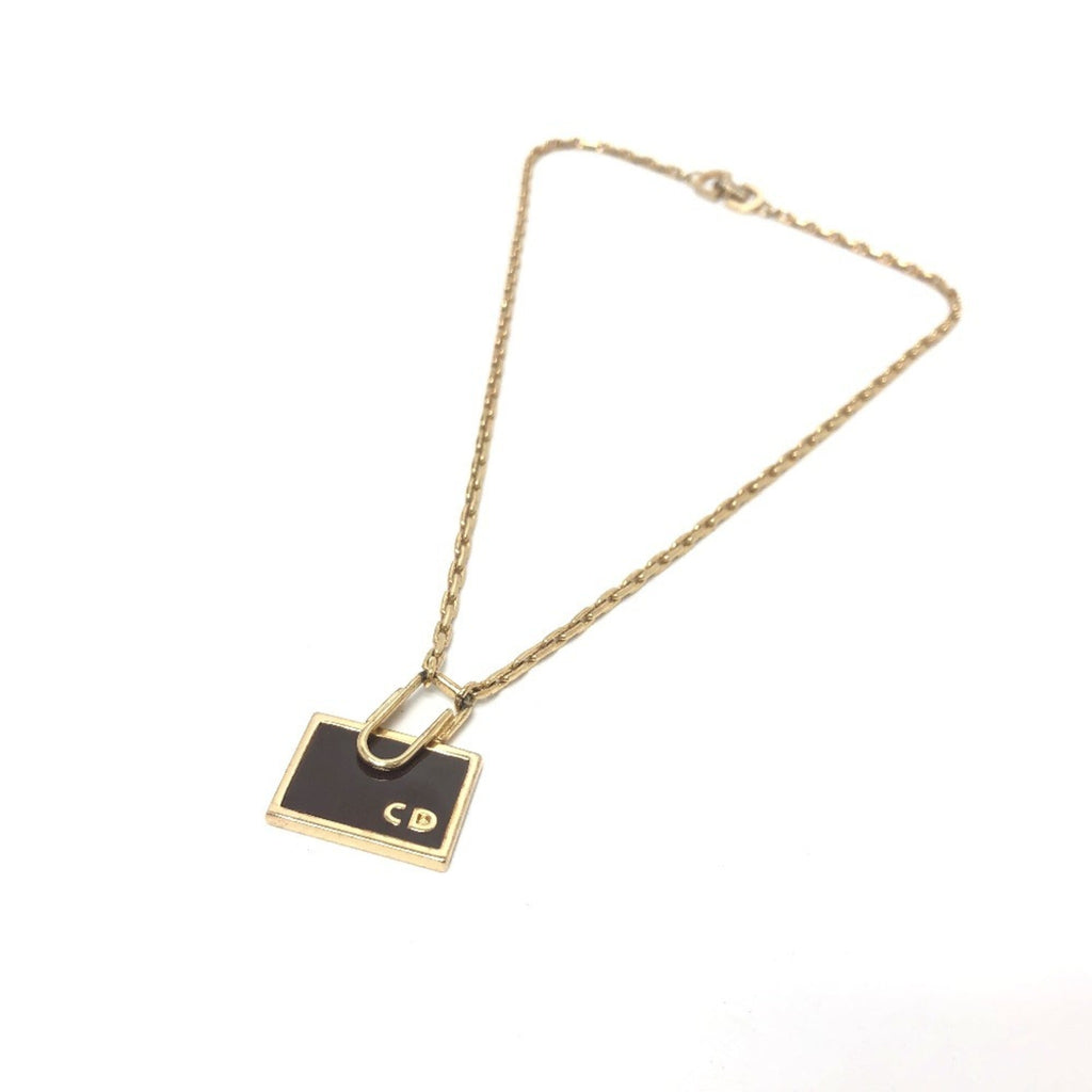 Bag Motif Pendant Necklace Gold