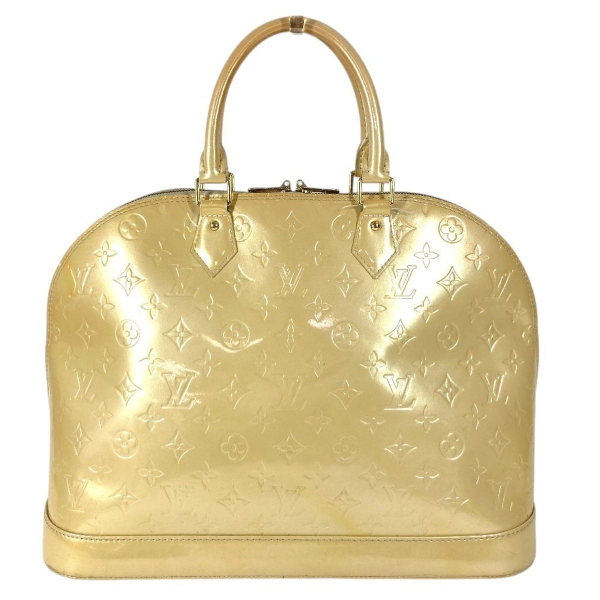 Alma Handbag Monogram Vernis GM