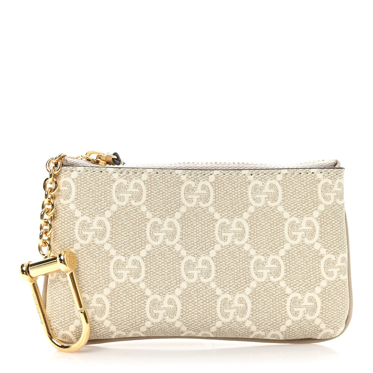 GG Supreme Monogram Key Case Beige Mystic White Oatmeal