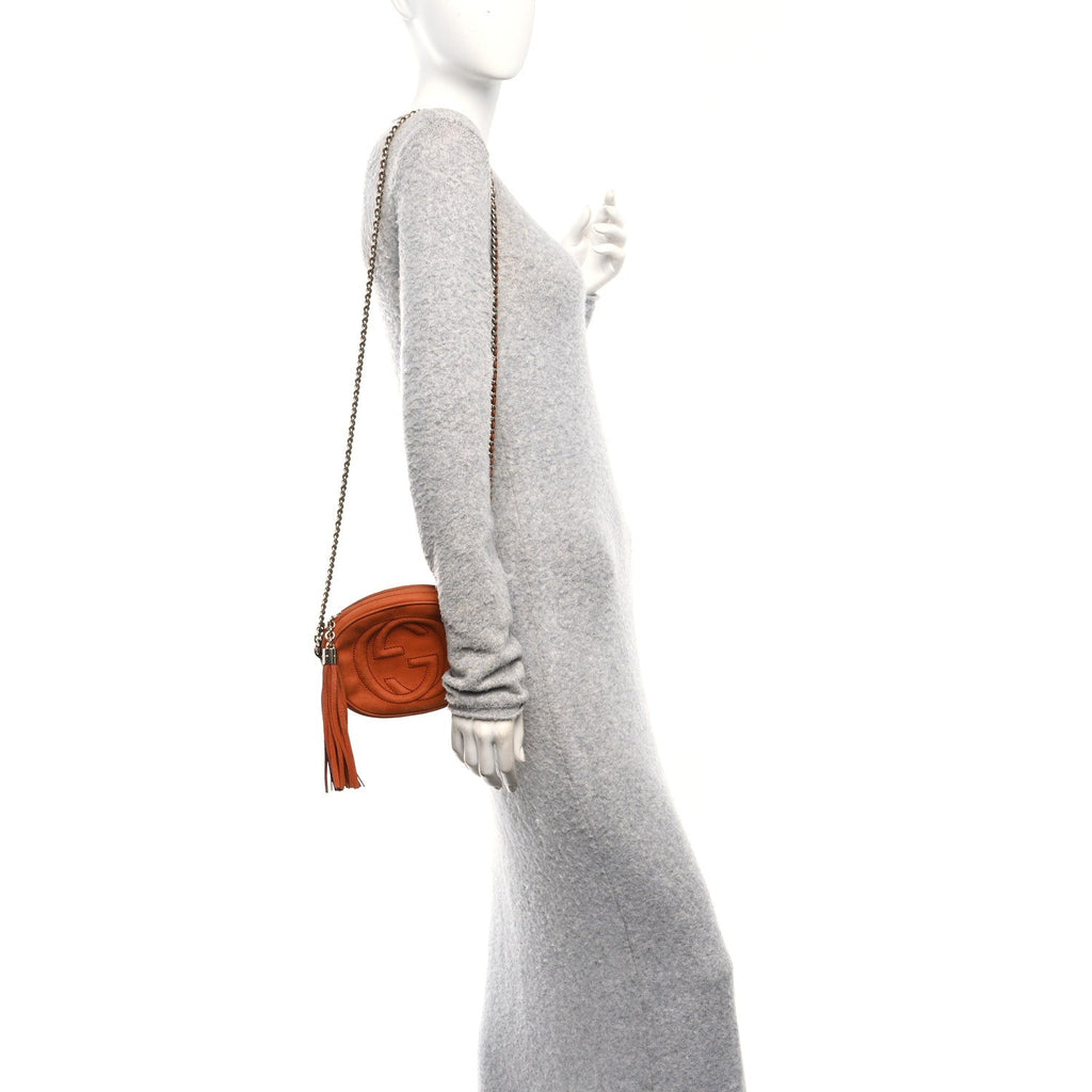 Vitello Range Mini Soho Chain Bag Old Whisky