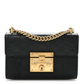 Guccissima Small Padlock Shoulder Bag Black