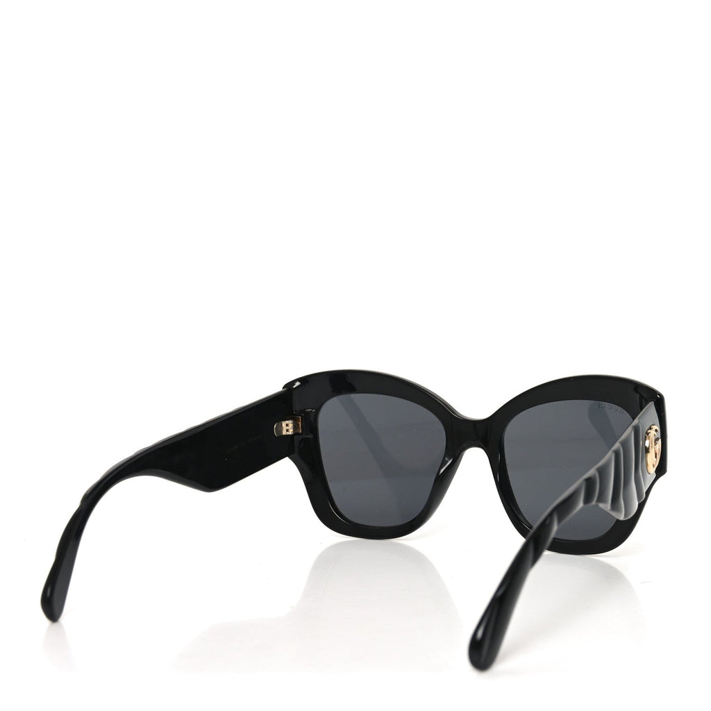 Acetate GG Butterfly Sunglasses GG0808S Black